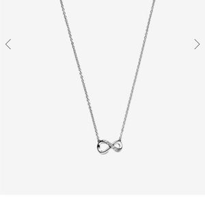 pandora sparking infinity collier necklace